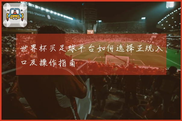 世界杯买足球平台如何选择正规入口及操作指南